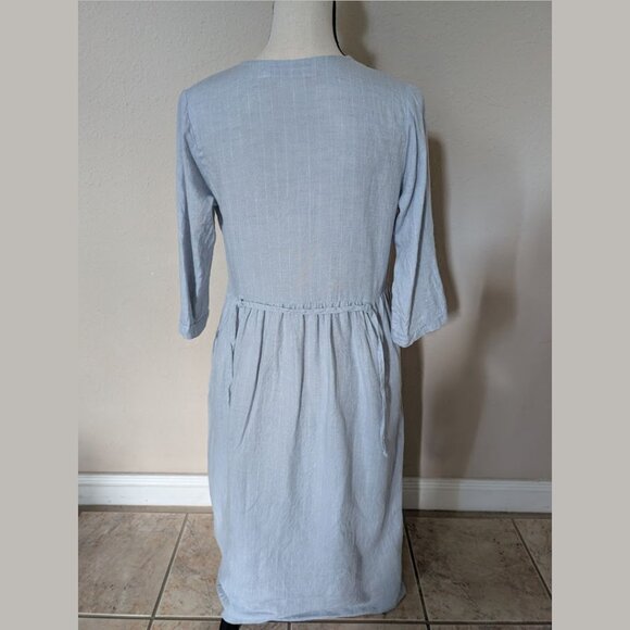 Pyne & Smith no. 14 in Academy Blue Pinstripe, size XS - Picture 3 of 9